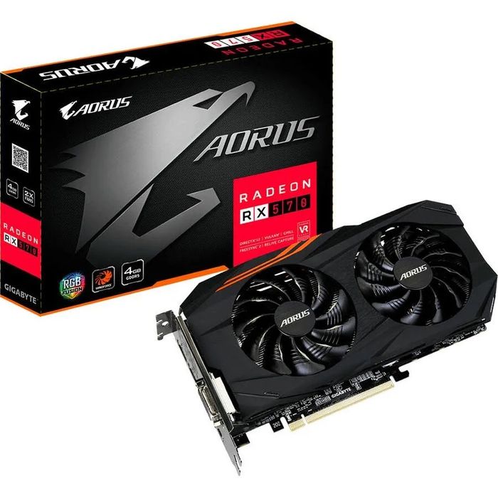 Placa video Gigabyte AORUS Radeon RX 570 4GB
