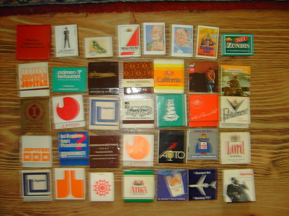 Продавам част от колекция кибрити > 36 броя