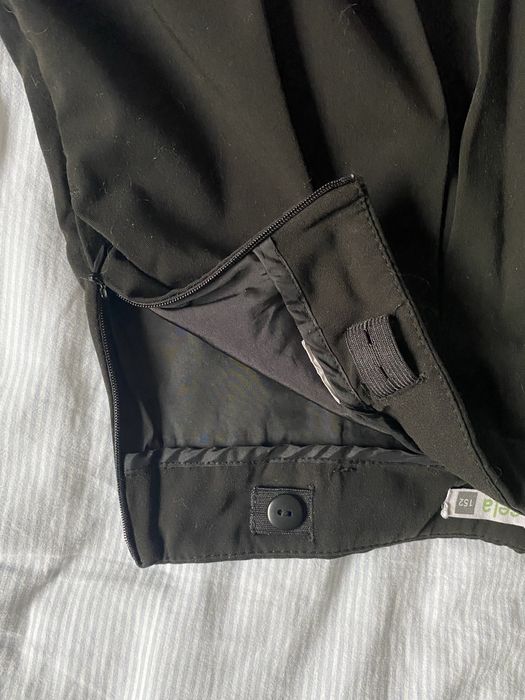 Юбка-шорты черного цветы