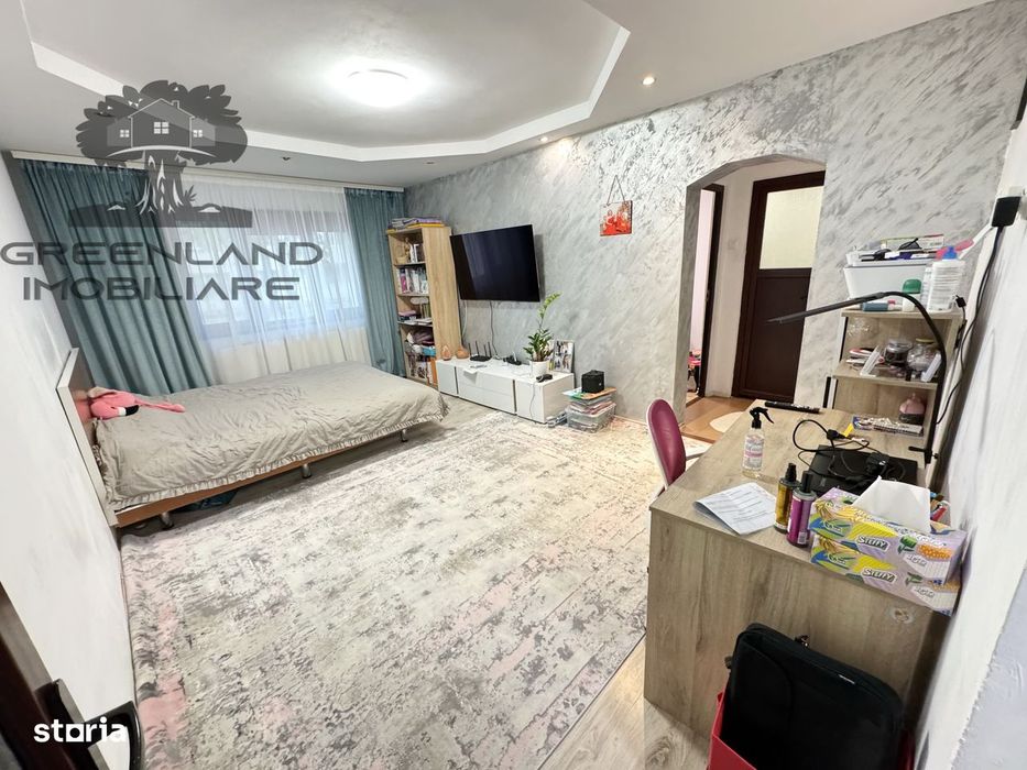 3 Camere 67mp, fara risc, centrala noua, mobilat utilat, Podu Ros