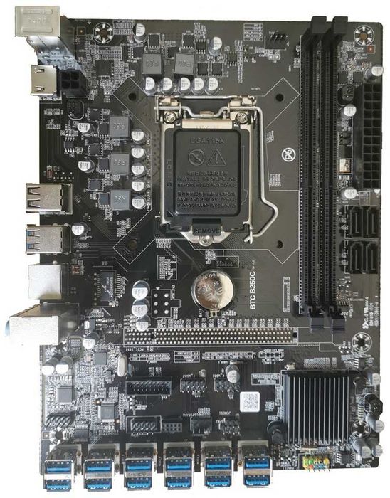 Материнская плата BTC B250C