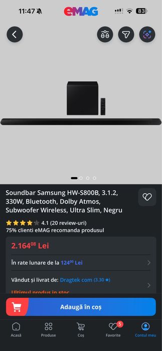 Soundbar Samsung