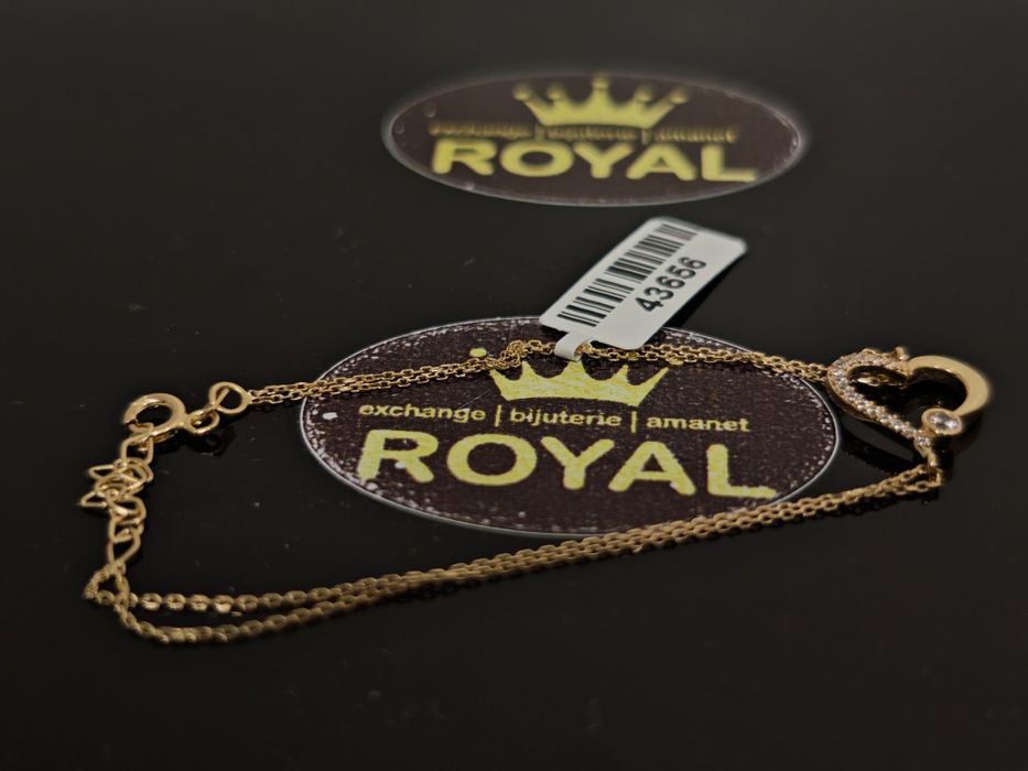 Bijuteria Royal: Brățară aur 14k/1.65 gr