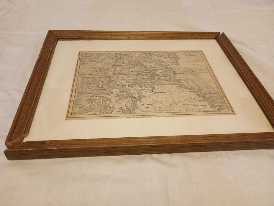Harta veche germana din 1872, de colectie