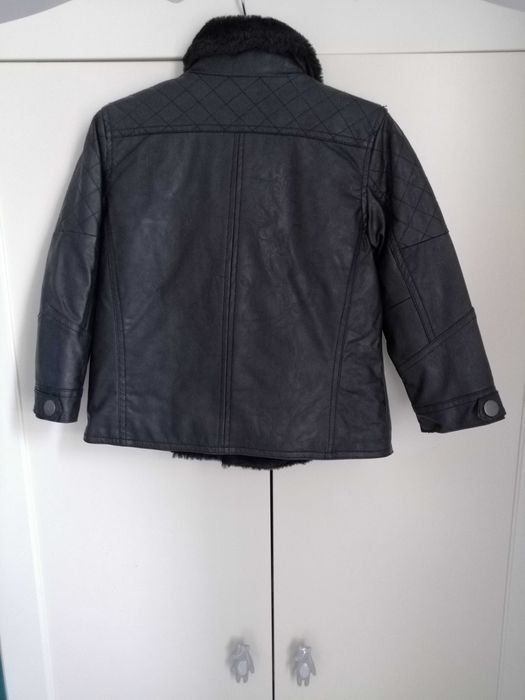 Geaca piele 3-4 ani, noua cu et, Koton, groasă, pt toamnă-iarna