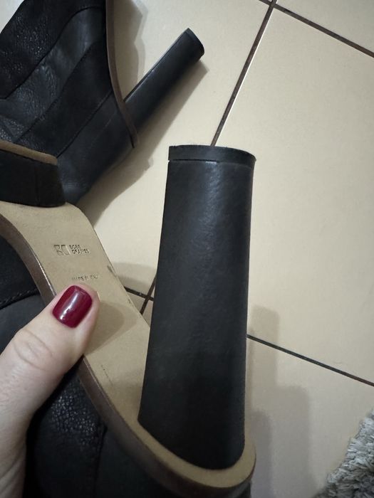 Cizme piele maro dama 37 Boss