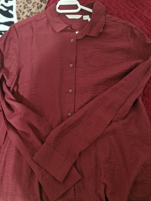 Pachet 4 cămăși damă NOI (denim cu perle, strasuri, animal print, viși