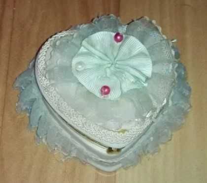 Шкатулка в виде сердца