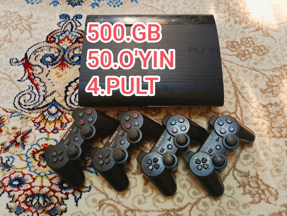 Ps3 4пулт 50у'йин 500гб