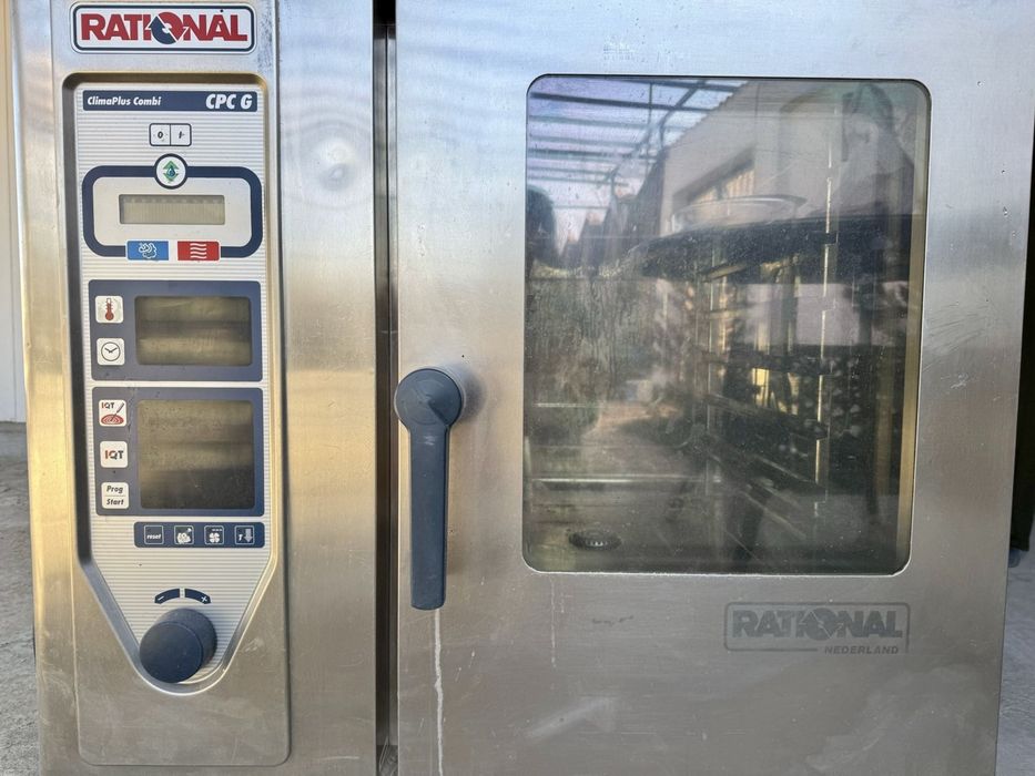 Cuptor profesional horeca Rational ClimaPlus Combi CPC G+ suport inox