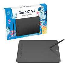 Tableta grafica DECO01 V3,niveluri de presiune, 10"x6", design subtire