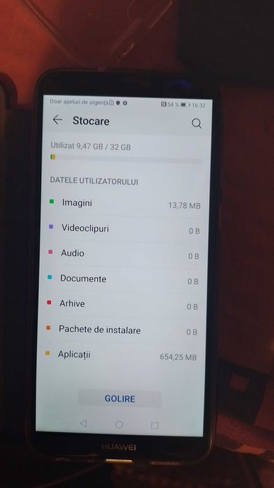 Telefon Huawei P Smart liber de retea 4g , 32gb 3gb ram in stare perfecta cu husa noua