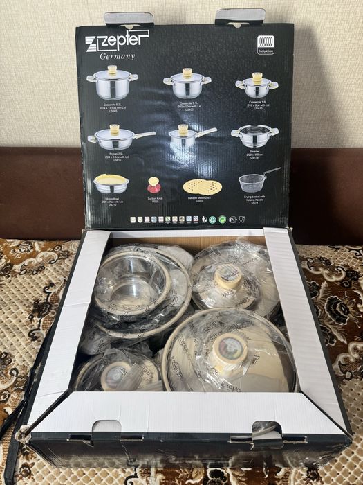 Продам набор посуды Zepter и столовые приборы