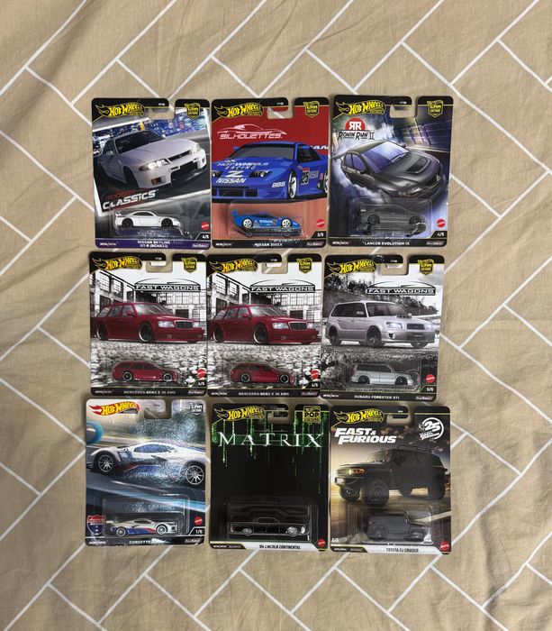 Hot Wheels Premium спец серия бмв мерседес ниссан хонда тойота ламба