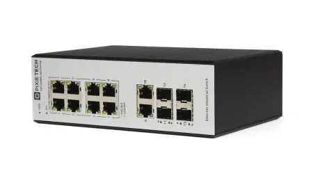 Управляемый промышленный POE коммутатор PXT-S250G-4S2T8-POE