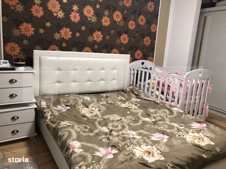 Apartament cu 2 camere, balcon inchis, parcare, expunere sudica, zona