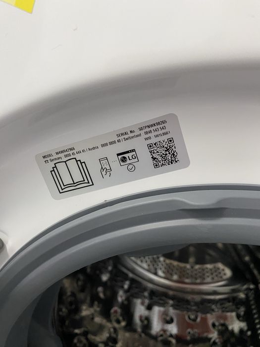Пералня със сушилня LG W4WR42966 9 /6 кг. 1400 об. / мин. Al Wash.,Wi Fi