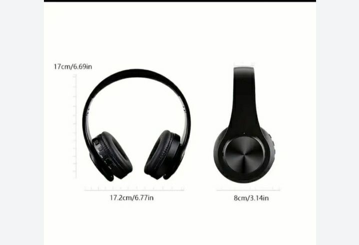 Casti wireless,lumini led,nou