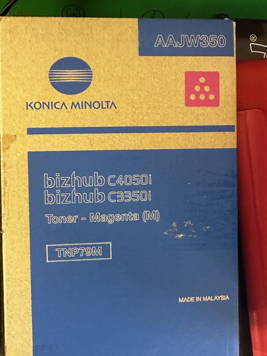 Tonere original CMY BK pentru bizhub 3350i / 4050i set complet