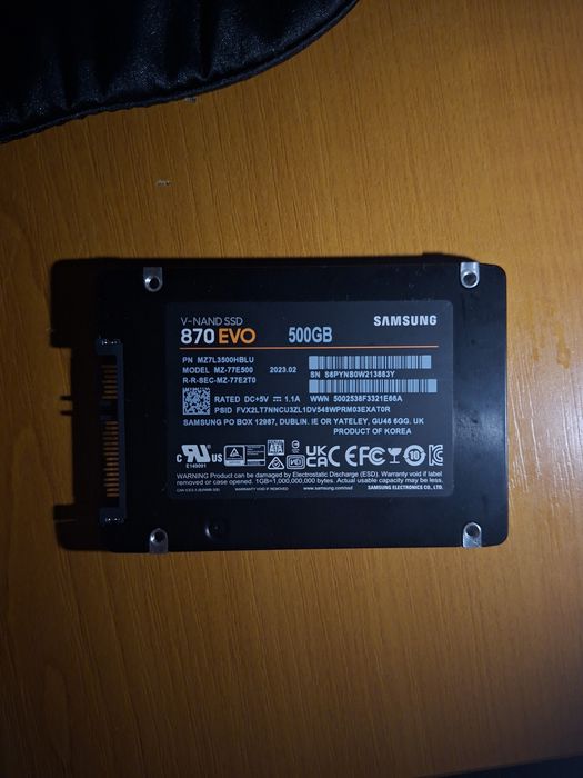 Ssd Samsung 870 evo 500Gb Sata