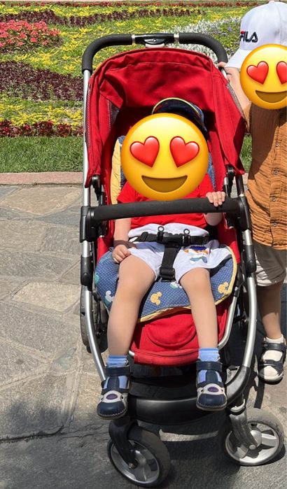 Каляска+ есть еще люлька каляски