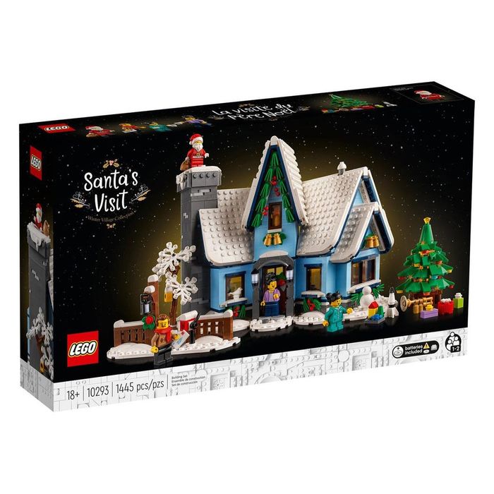 Lego 10293 Посещението на Дядо Коледа , Lego Icons , Lego Santa's Visit