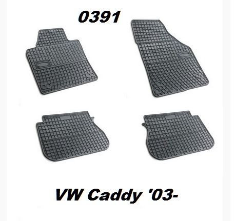 Автомобилни гумени стелки Frogum за VW Caddy (2003+)- 0391