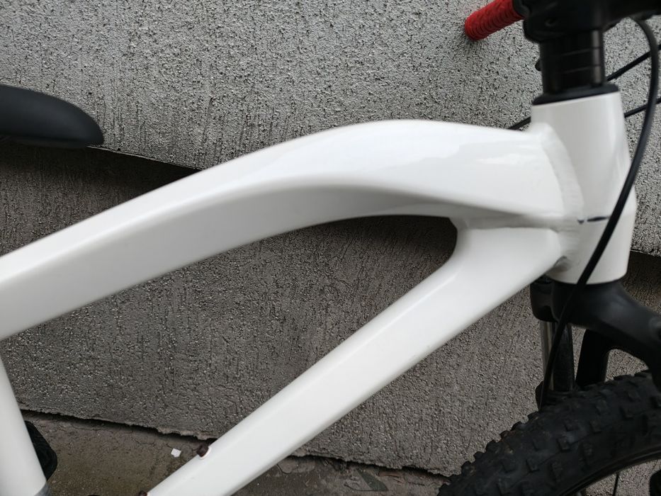 Bicicleta copii BMW JUNIOR 20 Zoll, frane disc alb perlat 6-9 ani