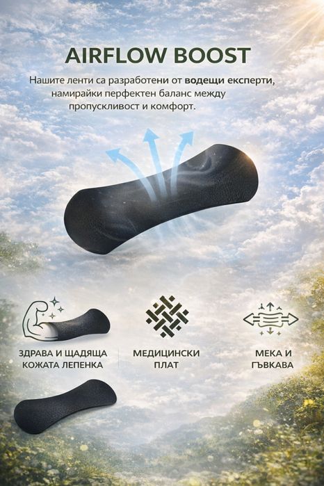 Лепенки за нос 30бр. Nasal Strips