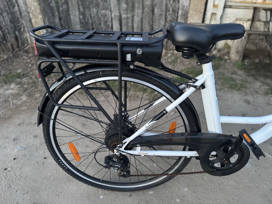 Bicicletă electrică aproape nouă – 1600 km reali, autonomie ~70 km, import Olanda, cu factură