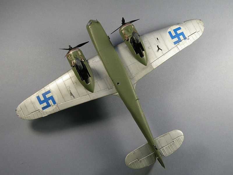 сборная модель самолёта бомбардировщика Бленим развивающий конструктор