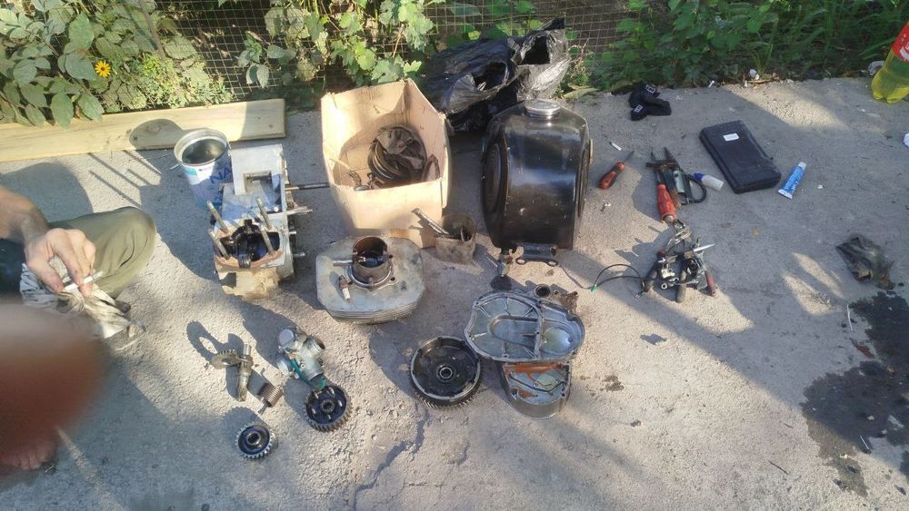 Мото на запчасти