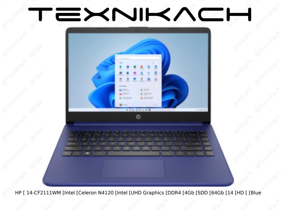 Ноутбук • HP 14-CF2111WM (Celeron N4120 + UHD Graphics) • Доставка