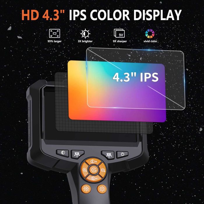 Эндоскопическая IP67 FHD 1080P камера с подсветкой