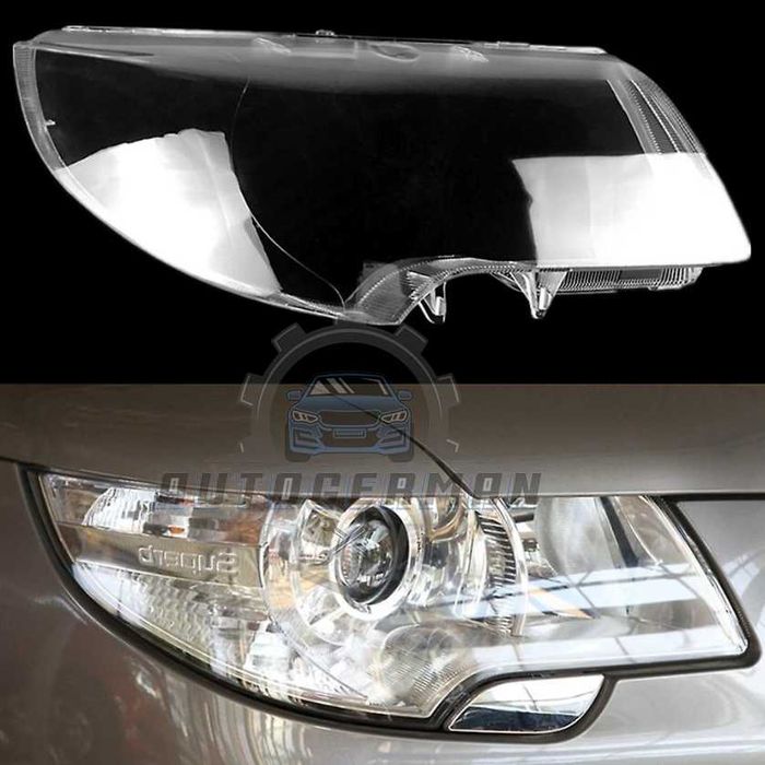Капаци фарове Skoda Superb 2 (09-12) стъкло фар крушки Шкода Супърб xenon