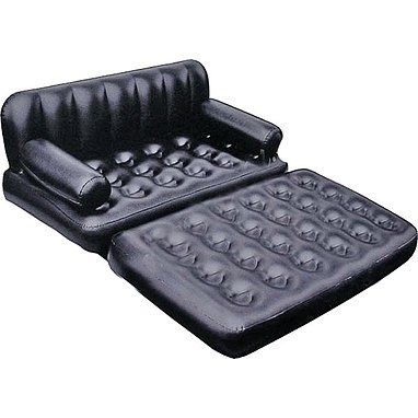 Надувной диван трансформер (188×152×66).