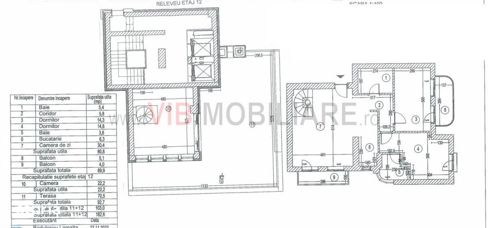 Duplex 4 camere Tineretului Park