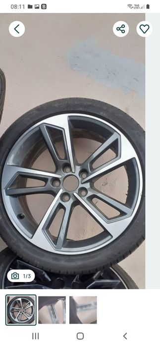 O janta aliaj bi colora 5x112 R18 Originala audi