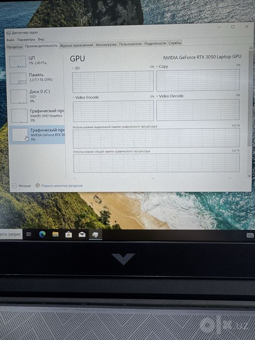 Hp Victus i5-12450H 8/256/3050 4Gb 15.6 FHD Ips 144Hz