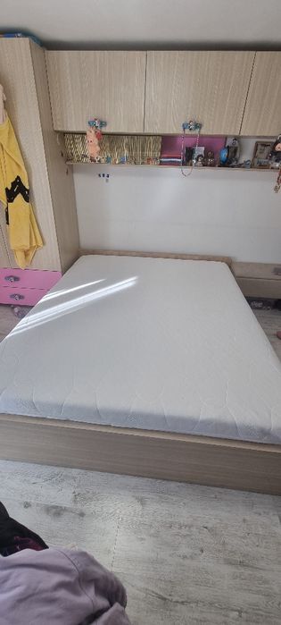 Pat 160/200 cu somiera rabatabila