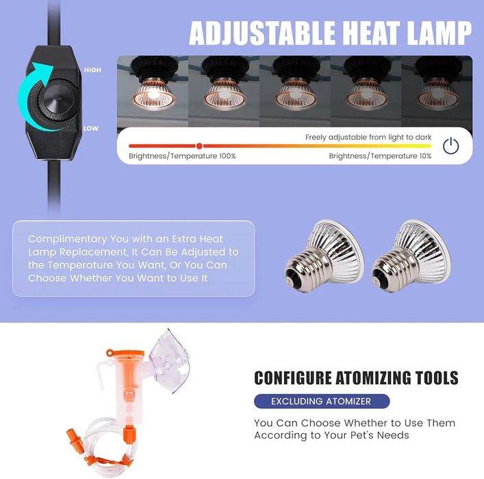 Инкубатор за кученца и котенца, домашни любимци с нагревателна подложка,