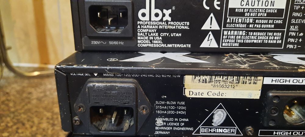 PACHET PRO SUBWOOFER- Crown CSL 1400+DBX 166X+BehringerCX2300