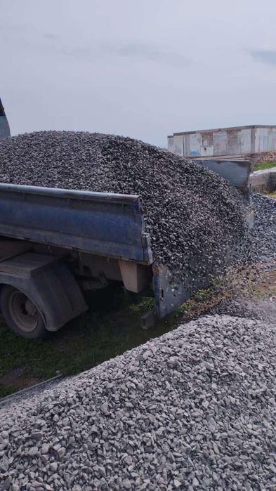 Щебень , песок , отцев , глина