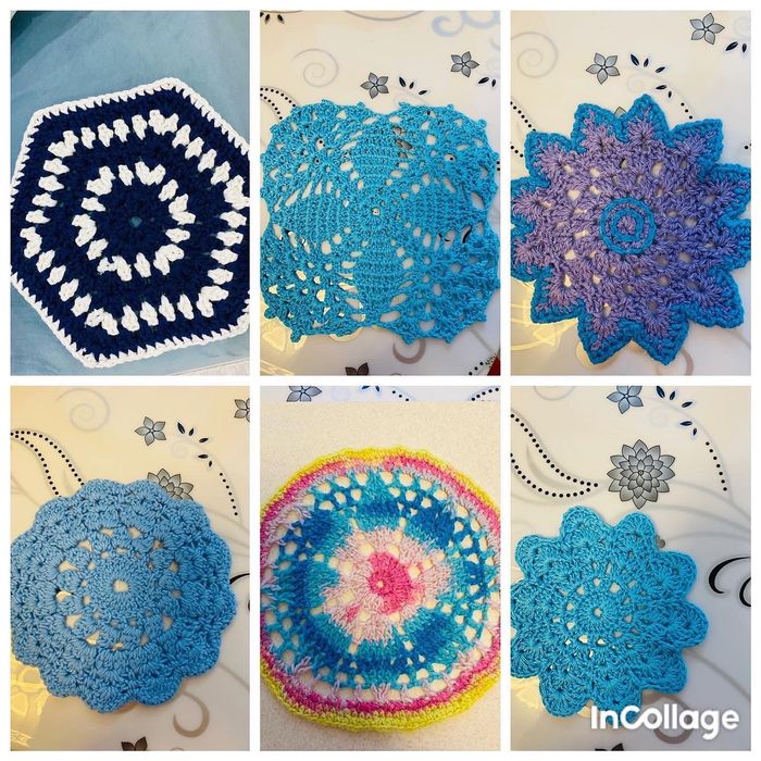 Продам вязанные салфетки