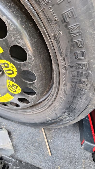 Резервна гума тип патирица за Мерцедес МЛ w164- 320,350,420,500,550