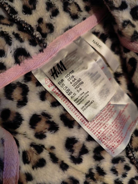 Salopeta (onesie) pisicuță H&M nr 110-116