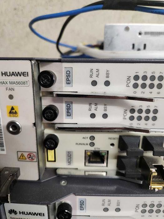 Huawei SmartAX MA5608T OLT EPON – MCUD1 10GE, EPSD, EPON платки