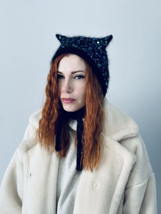 Чепчики с пайетками