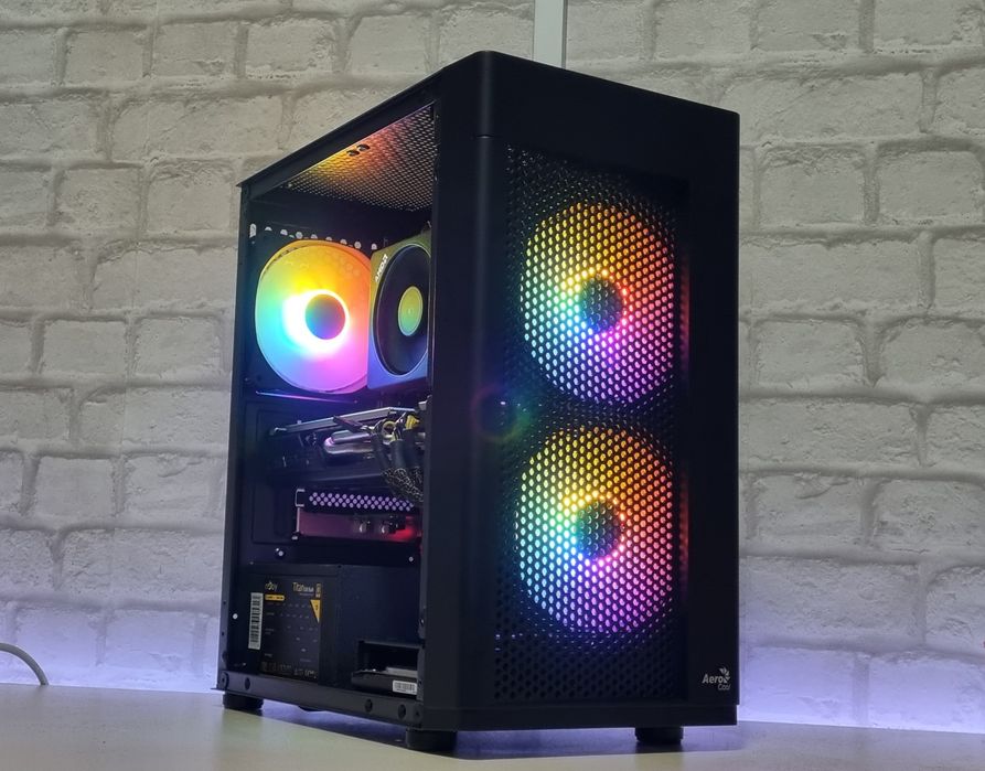 Unitate PC Gaming: Ryzen 5 5500/16GB/RX 580 8GB/250SSD/1TB/WIFI/FRGB