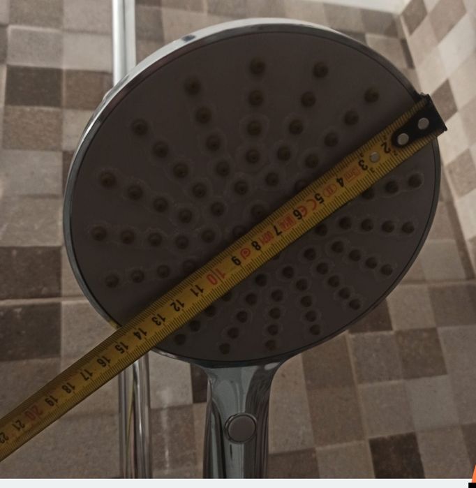 Pară duș rotundă baie